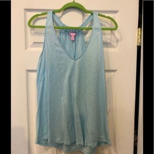 Light Blue Lilly Pulitzer Tank Top